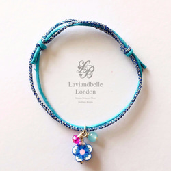 Laviandbelle London @UK｜Shiny Bracelet：Blue 1枚目の画像