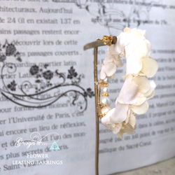 【予約販売】お花の片耳ピアス *P-t48 3枚目の画像