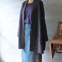 紬と博多帯のラップスカート　着物リメイク 10枚目の画像