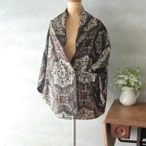 和風　着物リメイク額 和風 着物リメイク額