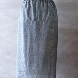 小菊のラップ風スカート　着物リメイク 6枚目の画像