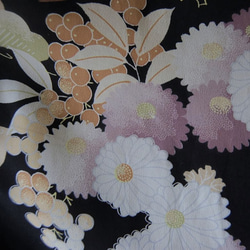 菊や鼓　古典柄のチュニック　着物リメイク 7枚目の画像