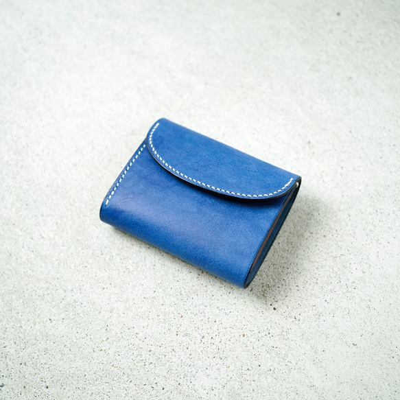 flap mini wallet [ pueblo cobalt ] 2枚目の画像