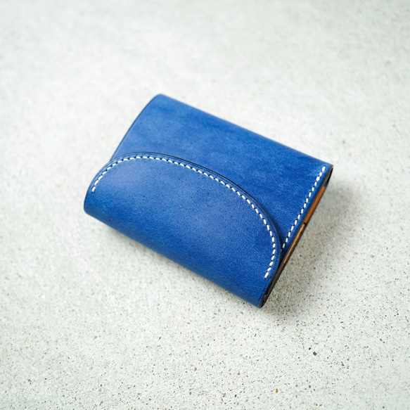 flap mini wallet [ pueblo cobalt ] 3枚目の画像