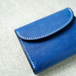 flap mini wallet [ pueblo cobalt ] 5枚目の画像