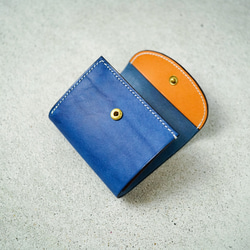 flap mini wallet [ pueblo cobalt ] 6枚目の画像