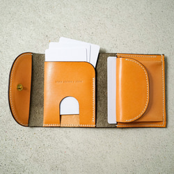 flap mini wallet [ Greige ] 8枚目の画像