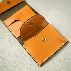flap mini wallet [ ALASKA_ gray ] 8枚目の画像
