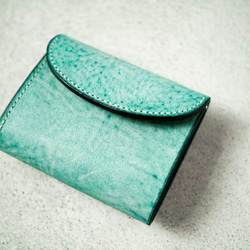 flap mini wallet [ ALASKA_green ] 4枚目の画像