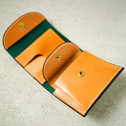 flap mini wallet [ ALASKA_green ] 8枚目の画像