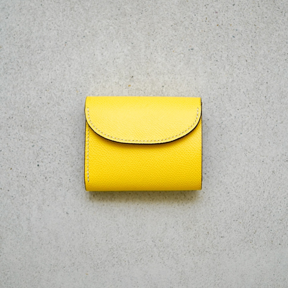 flap mini wallet [ lemon ] 1枚目の画像