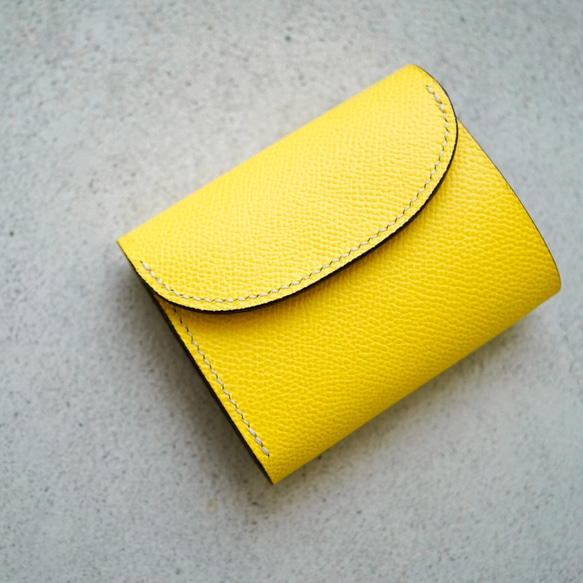 flap mini wallet [ lemon ] 4枚目の画像