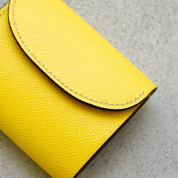 flap mini wallet [ lemon ] 5枚目の画像