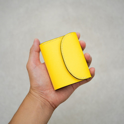 flap mini wallet [ lemon ] 3枚目の画像