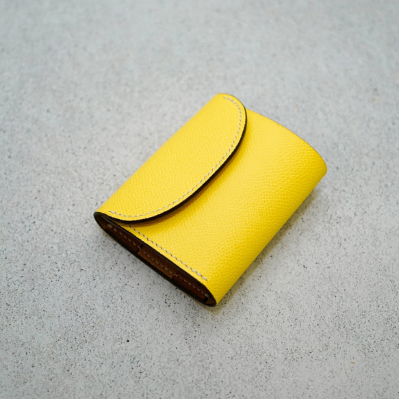 flap mini wallet [ lemon ] 6枚目の画像