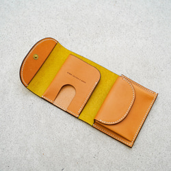 flap mini wallet [ lemon ] 9枚目の画像