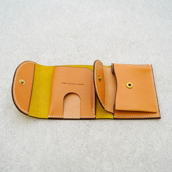 flap mini wallet [ lemon ] 10枚目の画像