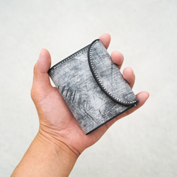 flap mini wallet [ BRIDLE LEATHER black ] 5枚目の画像