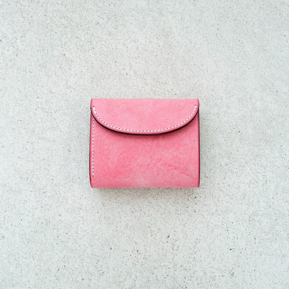 flap mini wallet [ ALASKA_pink ] 1枚目の画像
