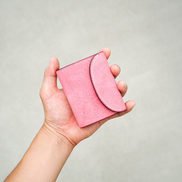 flap mini wallet [ ALASKA_pink ] 5枚目の画像