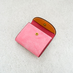 flap mini wallet [ ALASKA_pink ] 6枚目の画像