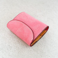 flap mini wallet [ ALASKA_pink ] 7枚目の画像
