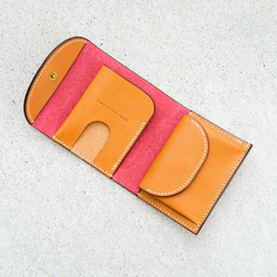 flap mini wallet [ ALASKA_pink ] 9枚目の画像