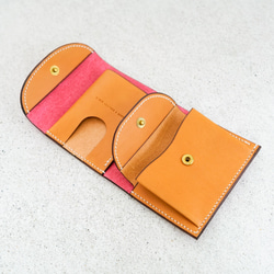 flap mini wallet [ ALASKA_pink ] 10枚目の画像