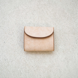 flap mini wallet [ ALASKA_ivory ] 1枚目の画像