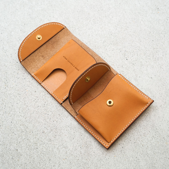 flap mini wallet [ ALASKA_ivory ] 10枚目の画像