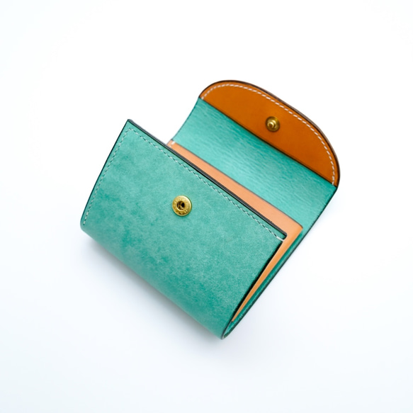 flap mini wallet [ mint ] 6枚目の画像