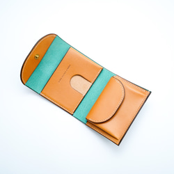 flap mini wallet [ mint ] 7枚目の画像