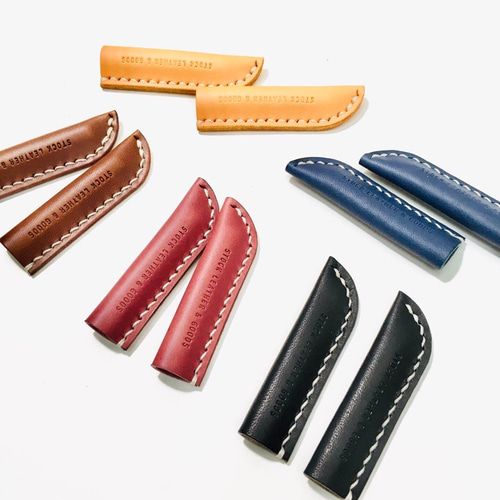 全20色展開 革の鉛筆キャップ 1個 ペン・筆記用具 STOCK 通販 7777476