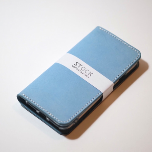 ☆全機種対応☆シンプルデザイン マイネ イタリアンレザー 【スカイ