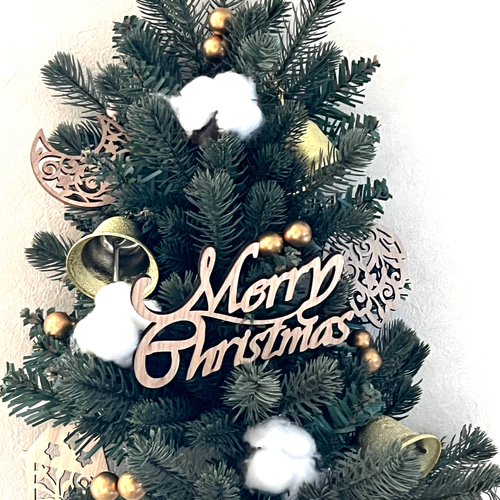 壁掛けクリスマスツリー 壁掛けタイプ 〈Creema限定〉 アートフラワー