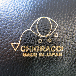 &lt;&lt;免費送貨&gt;&gt; CHIGRACCI Ture-tette“貓袋”黑色現實貓袋真皮，日本製造 第10張的照片
