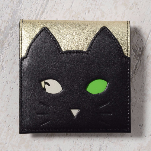 CHIGRACCI Ture-tette 「猫財布」ゴールド 本革 日本製 その他 CHIGRACCI Ture-tette 「猫財布」ゴールド 本革 日本製 その他
