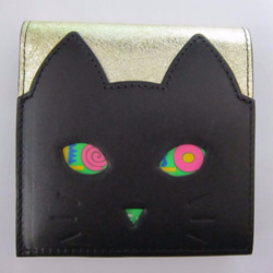 CHIGRACCI　Ture-tette 「猫財布」ゴールド　本革　日本製 7枚目の画像