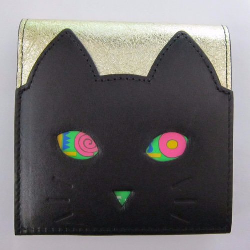 CHIGRACCI Ture-tette 「猫財布」ゴールド 本革 日本製 その他 CHIGRACCI Ture-tette 「猫財布」ゴールド 本革 日本製 その他
