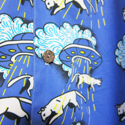CHIGRACCI“Nyaroha襯衫”貓圖案阿羅哈襯衫/原始打印/ UFO貓圖案 第5張的照片