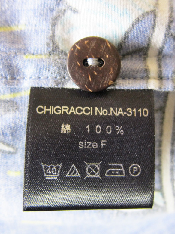 CHIGRACCI“Nyaroha襯衫”貓圖案阿羅哈襯衫/原始打印/ UFO貓圖案 第7張的照片