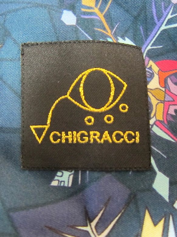 CHIGRACCI“Nyaroha襯衫”貓圖案阿羅哈襯衫/原創印花/雪花水晶貓王圖案 第5張的照片