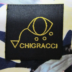 CHIGRACCI“ Nyaroha襯衫”貓圖案Aloha襯衫黑貓玫瑰貓圖案 第6張的照片