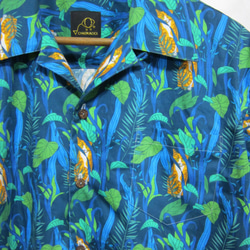 CHIGRACCI“ Nyaroha襯衫”貓圖案Aloha襯衫/原始圖案/花園貓圖案 第5張的照片