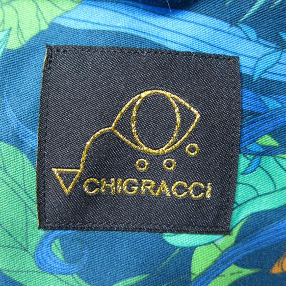CHIGRACCI「 ニャロハシャツ 」猫柄アロハシャツ /オリジナルプリント/ガーデンキャット柄 6枚目の画像