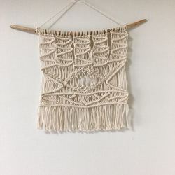 NO.71 マクラメタペストリー 流木マクラメ編みタペストリー タペストリー・壁掛け canara