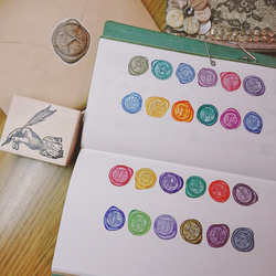 西洋書法蠟封貼紙包24入 Wax Seal Sticker Pack 第2張的照片