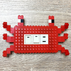 Qubefun三穴電源ブロックハウジングカバー（赤ファッション） 3枚目の画像