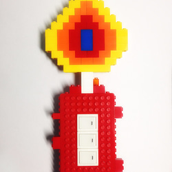 Qubefun三穴電源ブロックハウジングカバー（赤ファッション） 5枚目の画像