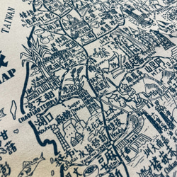 台湾宝の地図 ワンピース（張青） 6枚目の画像